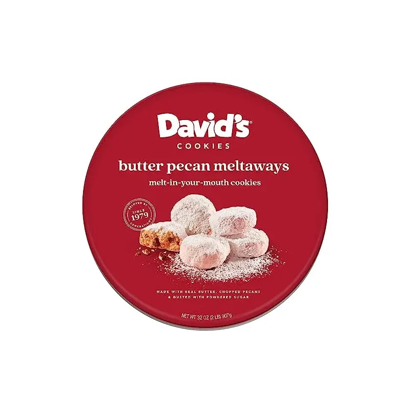 David's Cookies Butter Pecan Meltaways 907g