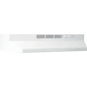 Broan-NuTone 413001 Non-Ducted Ductless Range Hood with Lights Exhaust Fan for Under Cabinet, 30-Inch, White
