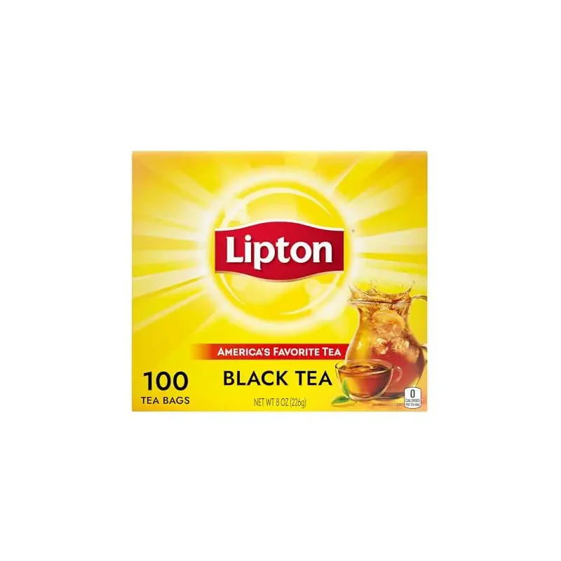 Lipton Black Tea Bags, Hot or Iced tea bags, 100 Total Count
