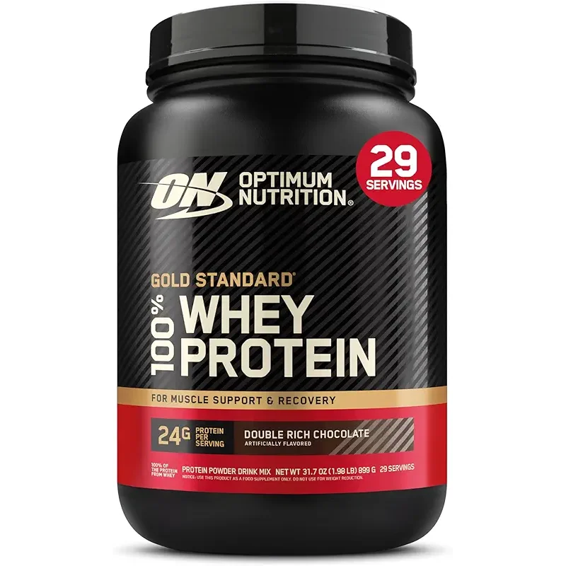 Optimum Nutrition Gold Standard 100% Whey Protein Powder, Double Rich Chocolate 1.98 Pound (Packaging May Vary)