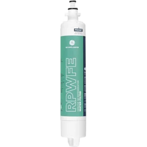 GE RPWFE Refrigerator Water Filter, Genuine Replacement Filter, Certified to Reduce Lead, Sulfur, and 50+ Other Impurities, Replace Every 6 Months for Best Results, Pack of 1