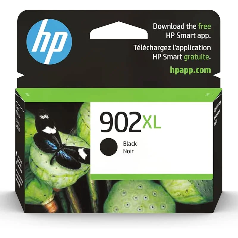 HP 902XL Black High-yield Ink Cartridge for HP Printers | Works with Printer Series: OfficeJet 6954, 6958, 6962, OfficeJet Pro 6968, 6975,, 6978 | Eligible for Instant Ink | T6M14AN
