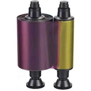 EVOLIS, CONSUMABLES, YMCKO COLOR RIBBON, DUALYS3/PEBBLE4/SECURION COMPATIBLE, 200 PRINTS PER ROLL, PRICED PER ROLL