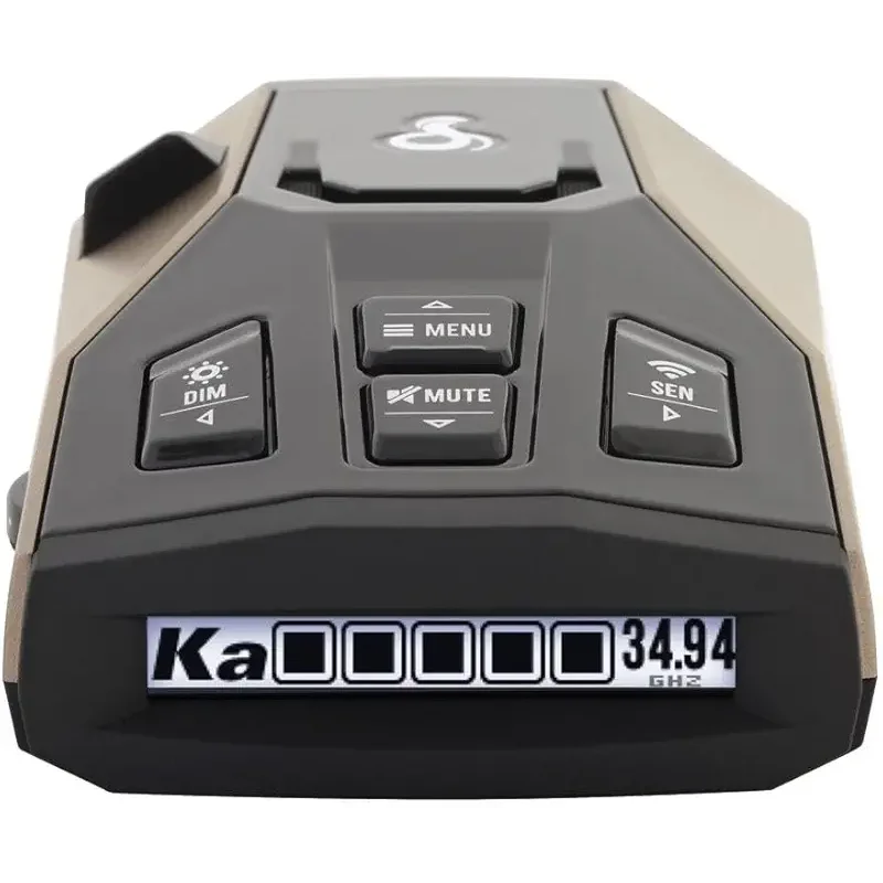 Cobra RAD 450 Laser Radar Detector: Long Range, False Alert Filter, Voice Alert & OLED Display, Black, RAD450