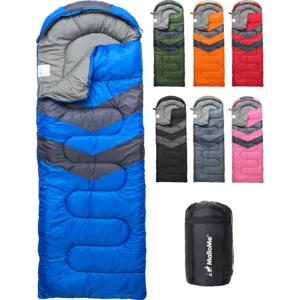 MalloMe Sleeping Bags for Adults Cold Weather & Warm - Backpacking Camping Sleeping Bag for Kids 10-12, Girls, Boys - Lightweight Compact Camping Essentials Gear Accessories Hiking Sleep Must Haves