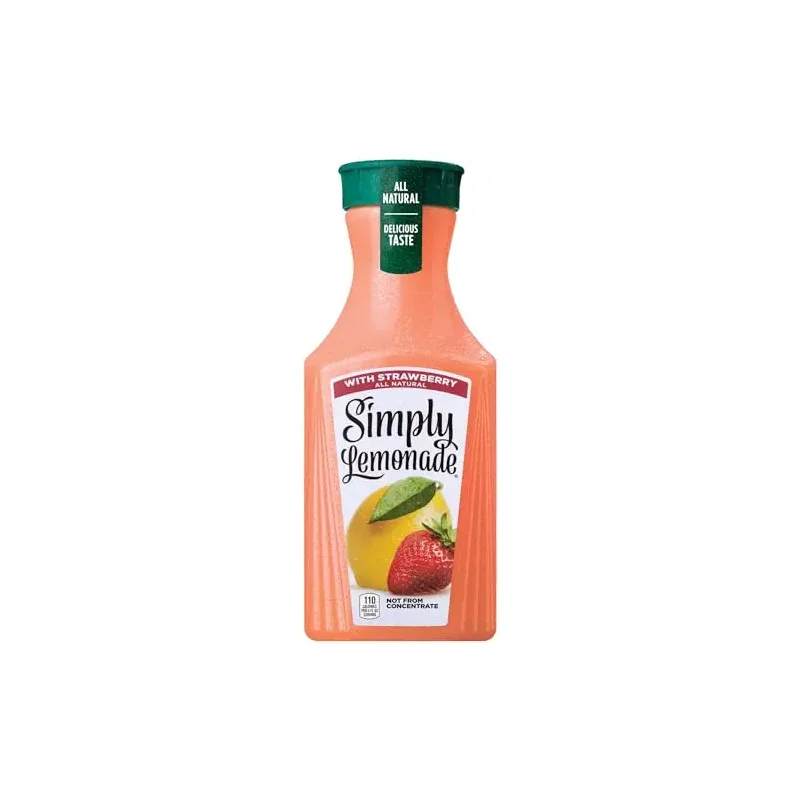 Simply Lemonade with Strawberry, 52 Fl Oz Bottle