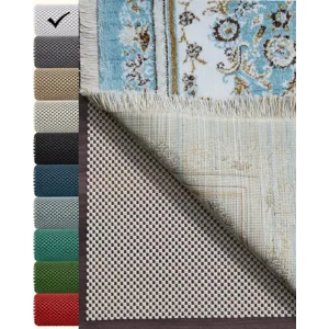 Veken Non Slip Rug Pad Gripper 8 x 10 Feet Extra Thick Pads for Any Hard Surface Floors, Keep Your Rugs Safe and in Place, Under Carpet Anti Skid Mat