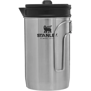 STANLEY All In One French Press Coffee Maker 32 oz | 5 Minute Brew, 4 Hours Hot | Mesh Filter for Coffee Grounds | Insulated Stainless Steel French Press | BPA-Free | Stainless