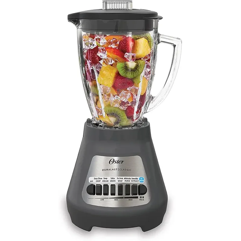 Oster® Classic Series 8-Speed Blender with 6-Cup Glass Jar, Gray