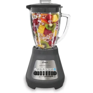 Oster® Classic Series 8-Speed Blender with 6-Cup Glass Jar, Gray