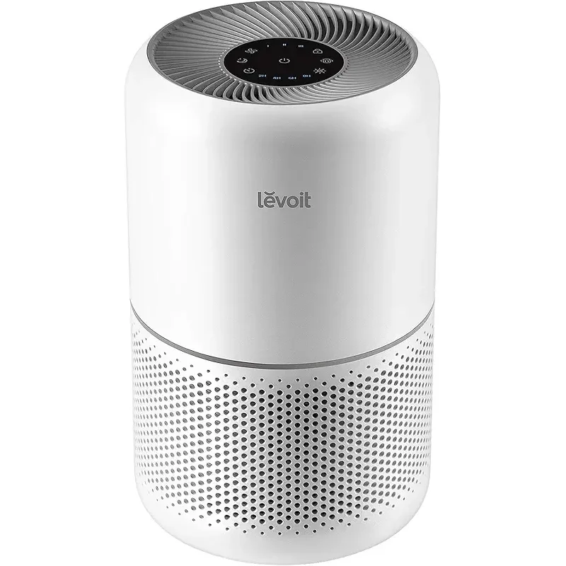 LEVOIT Air Purifier for Home Allergies Pet Hair in Bedroom, Covers Up to 1073 ft² by 56W High Torque Motor, AHAM VERIFIDE, 3-in-1 Filter with HEPA Sleep Mode, Remove Dust Smoke Odor, Core300-P, White