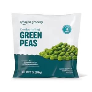 Amazon Grocery, Green Peas, 12 Oz, Frozen (Previously Happy Belly, Packaging May Vary)