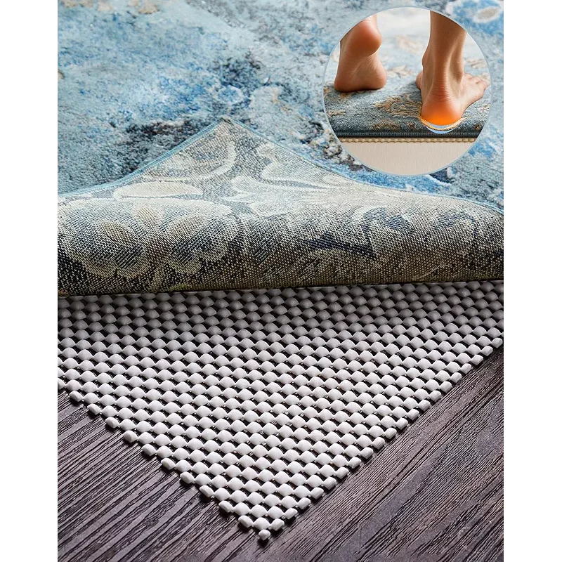 Veken Rug Gripper Pad for Hardwood Floors, Thick Cushion Non Slip Rug Pads for Area Rugs, Rug Grippers for Tile Floors, Under Carpet Anti Skid Mat, Keep Your Rugs Safe and in Place, 2x3 Ft