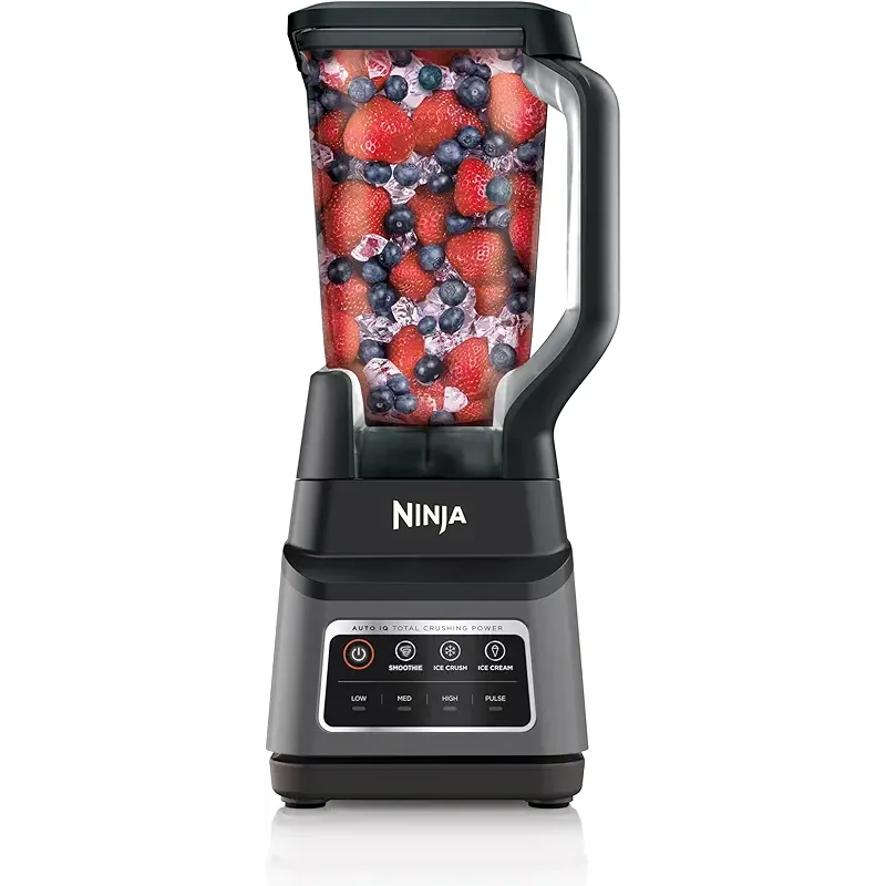 Ninja BN701 Professional Plus Blender, 1400 Peak Watts, 3 Functions for Smoothies, Frozen Drinks & Ice Cream with Auto IQ, 72-oz.* Total Crushing Pitcher & Lid, Dark Grey