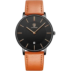 BEN NEVIS Watch, Mens Watch, Minimalist Fashion Simple Wrist Watch Analog Date with Leather Strap