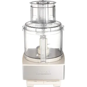 Cuisinart Food Processor 14-Cup Vegetable Chopper for Mincing, Dicing, Shredding, Puree & Kneading Dough, Cream Stainless Steel, DFP-14CRM