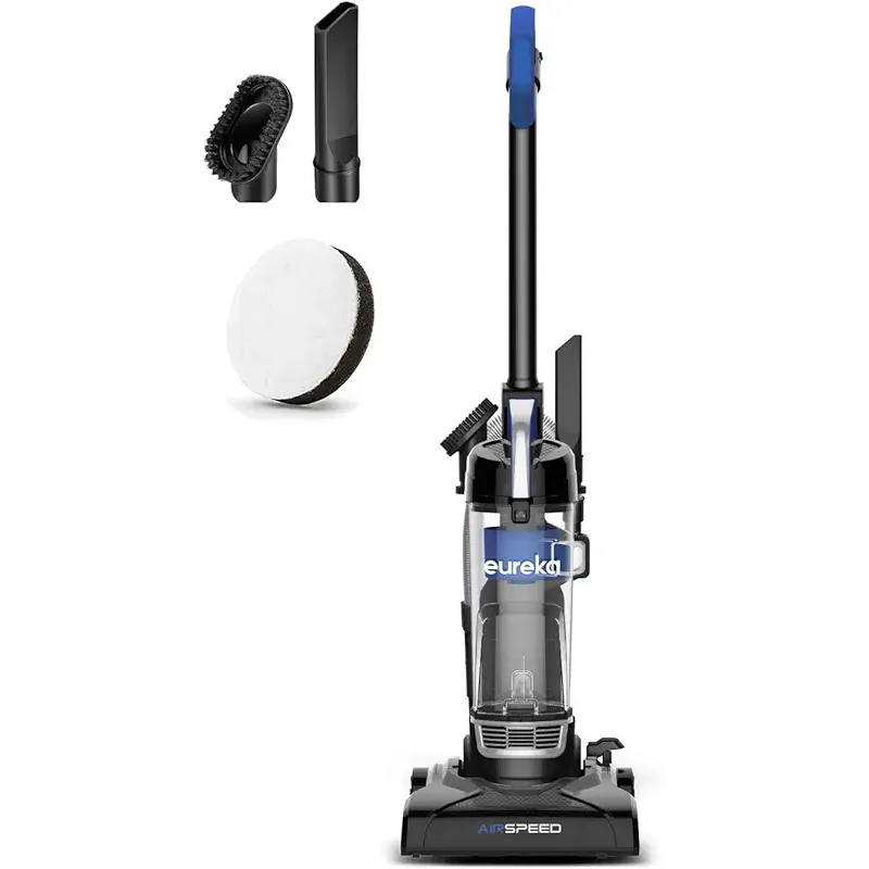 Eureka NEU10AE5 Powerful Bagless Upright Vacuum Cleaner Carpet and Floor, AirSpeed Ultra-Lightweight Vacuum Cleaner, w/ Replacement Filter, Blue