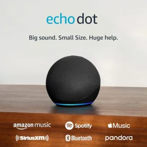 Amazon Echo Dot (2022 release), Vibrant sounding speaker with Alexa+ Early Access, Great for bedrooms, dining rooms and offices, Charcoal