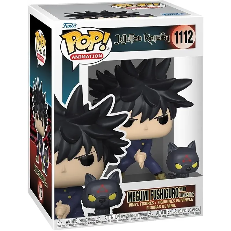 Funko Pop & Buddy: Jujutsu Kaisen - Megumi Fushiguro with Dogs - Collectable Vinyl Figure - Gift Idea - Official Merchandise - Toys for Kids & Adults - Anime Fans - Model Figure for Collectors