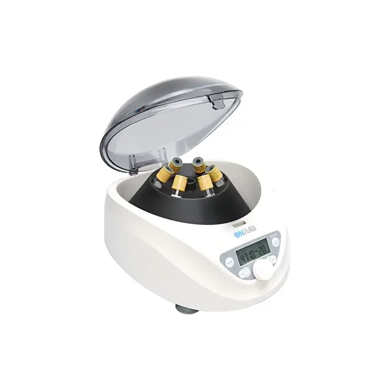 ONiLAB Lab PRP Benchtop Centrifuge 6x15mL/10mL/7mL/1.5-5ml, 300-5000rpm(Max. 2600xg RCF),LCD Digital Desktop Lab Centrifuge Timer 30sec-99min, Two Quick Start Programs