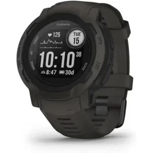 Garmin Instinct 2, Rugged Outdoor Watch with GPS, Built for All Elements, Multi-GNSS Support, Tracback Routing and More, Graphite - 010-02626-10