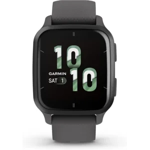 Garmin Venu® Sq 2 GPS Smartwatch, All-Day Health Monitoring, Long-Lasting Battery Life, AMOLED Display, Slate and Shadow Gray