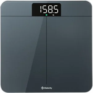 Etekcity Scale for Body Weight, Digital Bathroom Scales for People, Most Accurate to 0.05lb, Bright LED Display & Large Clear Numbers, Upgraded Quality for the Elderly Safe Home Use, 400 lbs