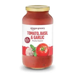 Amazon Grocery, Tomato, Basil, & Garlic Pasta Sauce, 24 Oz (Previously Amazon Fresh, Packaging May Vary)