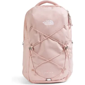 The North Face Women's Jester Everyday Laptop Backpack | Commuter Travel Bag with Laptop Sleeve, Water-Repellent Finish, Spacious Compartment, Pink Moss, One Size