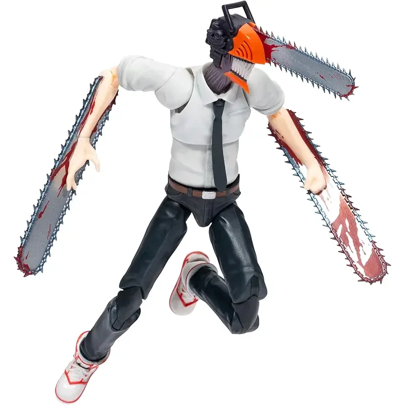 Total Anime Chainsaw Man - 6.5-Inch Figure with Alternate Head and Arms Plus Swappable Mouthpiece