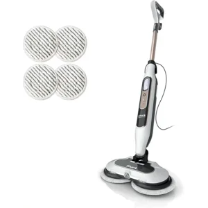 Shark Steam & Scrub with Steam Blaster Technology All-in-One Hard Floor Steam Mop with 3 Steam Modes & LED Headlights S8201, Rotator White