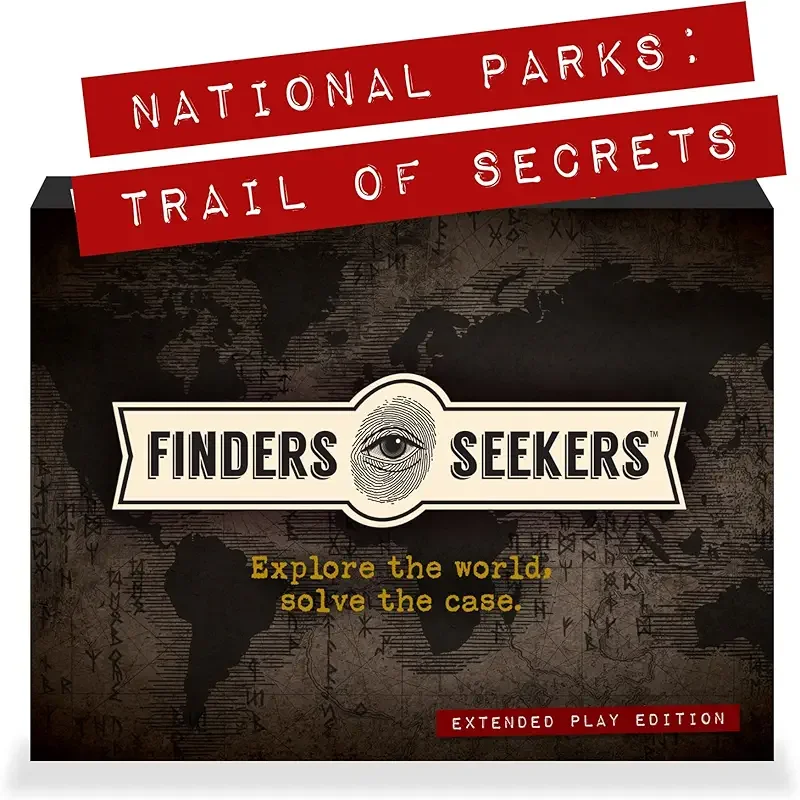 Mystery Game | National Parks Trail of Secrets – Be a Detective and Investigate an Unsolved case, Escape Room Puzzle Game, for Date Night, Family Night or Solo.