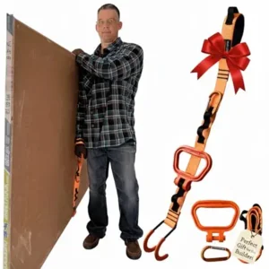 Multus Max Mover Panel Lift – Heavy Duty Plywood, Sheetrock & Drywall Carrier | Ergonomic Handle Strap System for Easier Lifting & Moving Panels