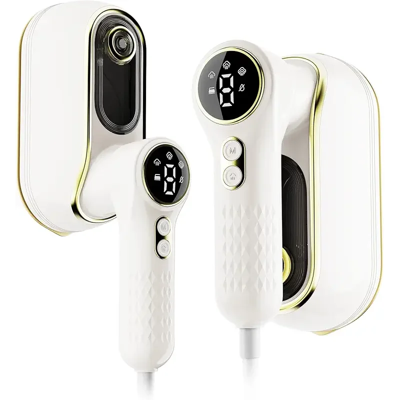 Portable Travel Steamer, 1200W Handheld Fabric Steamer for Clothes, 4 Modes with LCD Display, Powerful Wrinkle Remover for Home & Travel, 150ml Water Tank, 10S Fast Heat-Up, 180° Swivel Handle