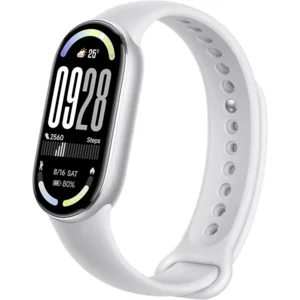 Xiaomi Mi Smart Band 10 (2025) Global Version - 1.72" AMOLED Display | 21 Days Battery Life | Touchscreen, Multi-Sport Tracker, Activity Tracker, Heart Rate Monitor | BT5.4 - (Glacier Silver)