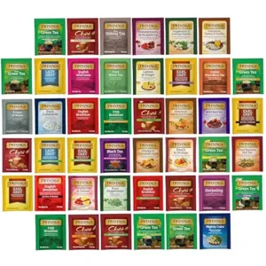Twinings Tea Bag Sampler Assortment, Variety Pack (44 Count), 44 Unique Flavors for Tea Lovers: Women, Men, Couples, Family, Friends, Coworkers
