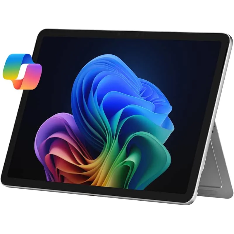 Microsoft Surface Pro 2-in-1 Laptop/Tablet (2025), Windows 11 Copilot+ PC, 12" Touchscreen Display, Snapdragon X Plus (8 Core), 16GB RAM, 256GB Storage, Platinum