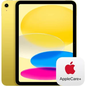 Apple iPad 11-inch: A16 chip, 11-inch Model, Liquid Retina Display, 128GB, Wi-Fi 6, 12MP Front/12MP Back Camera, Touch ID, All-Day Battery Life — Yellow with AppleCare+ (2 Years)