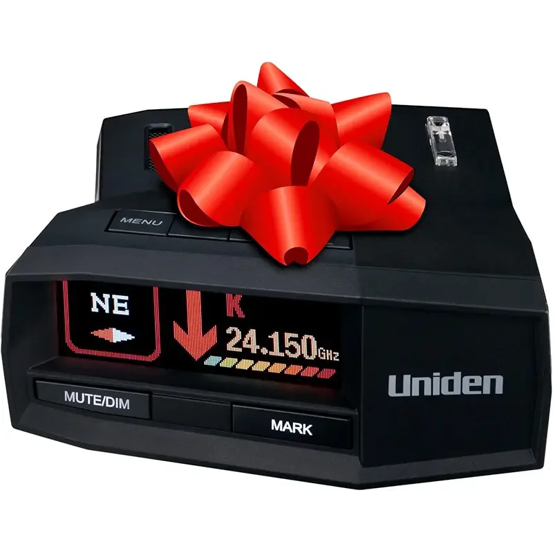 Uniden R8W (New Model) Extreme Long Range Laser/Radar Detector, 360° Awareness, Directional Arrows, Wi-Fi, Bluetooth, GPS, Real-Time Voice Alerts, Red Light & Speed Camera Alerts, R/TACH App