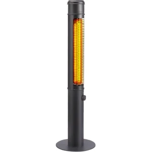 Electric Outdoor Heater for Patio, 1500W 40" Large Standing Space Infrared Heaters for Indoor Outdoor Use, Carbon Fiber Radiant Tower Heater for Yard, Garage, Home