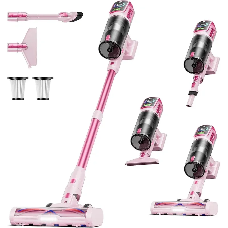 pink-01 Cordless Vacuum Cleaner