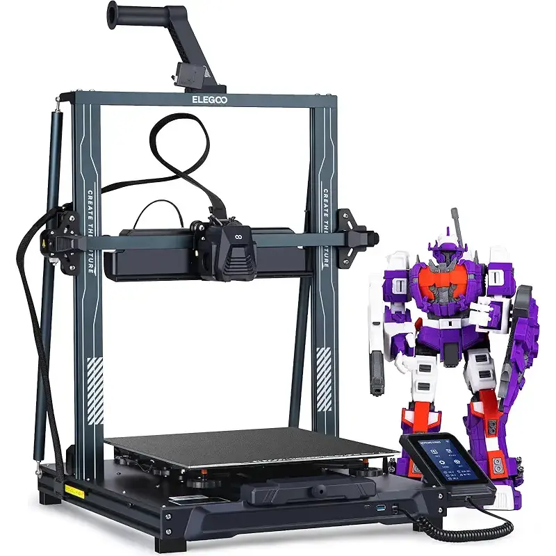 ELEGOO Neptune 4 Plus 3D Printer, 500mm/s High Speed Printer with 300°C Nozzle, Auto Leveling and Direct Drive Extruder, 320x320x385mm Large Printing Size