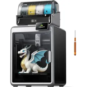 Creality K2 Combo 3D Printer, Multicolor Printing with CFS, High-Speed 600mm/s, Smart Auto Leveling, Quiet Printing, 300°C Nozzle, Dual AI Camera, Direct Drive Extruder, Build Volume 260x260x260mm